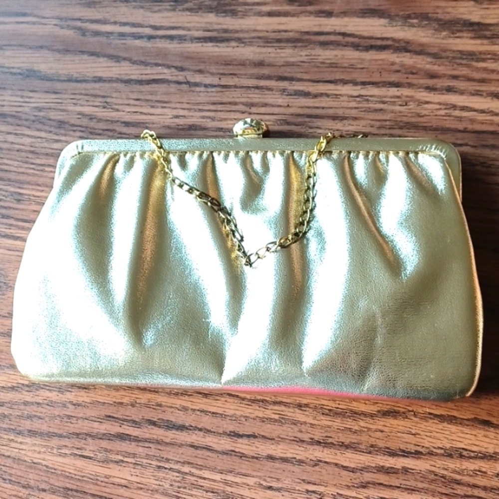 Vintage Gold Purse, 10x6